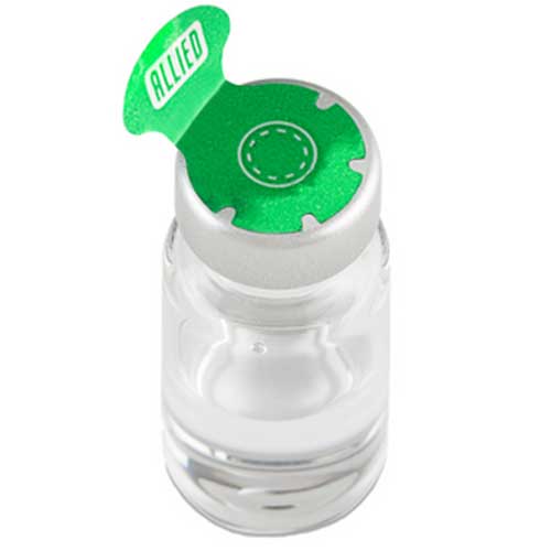 Steri-Tamp Seals for IV Bags & Injection Vials with Belly Button Port 1000/Roll