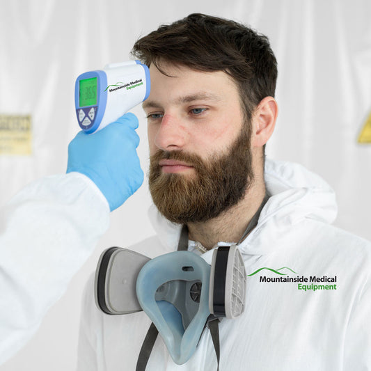 Non-Contact Infrared Thermometer, Displays Celsius Temperature, Can Switch to Fahrenheit