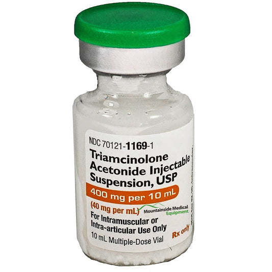 Triamcinolone Injection 40 mg/mL Multiple-Dose Vials 10 mL (Rx)