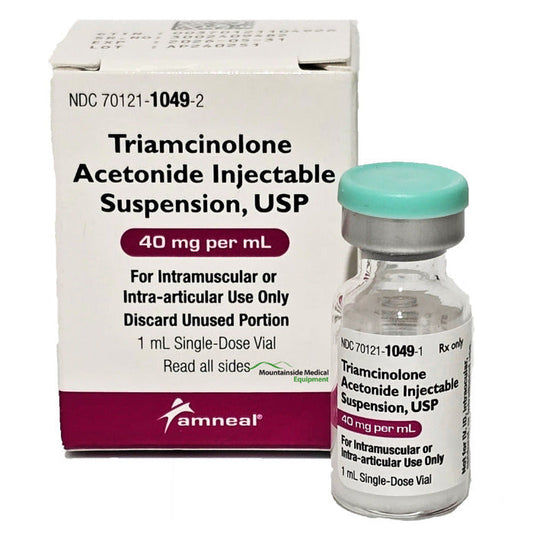 Triamcinolone Acetonide Injection 40 mg Per 1 mL, Single-Dose Vial (Rx)