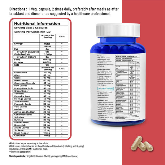 Biovitalia Organics Immunity Booster Capsules