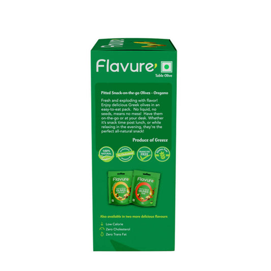 Flavure Snack-On-The-Go Olives Oregano