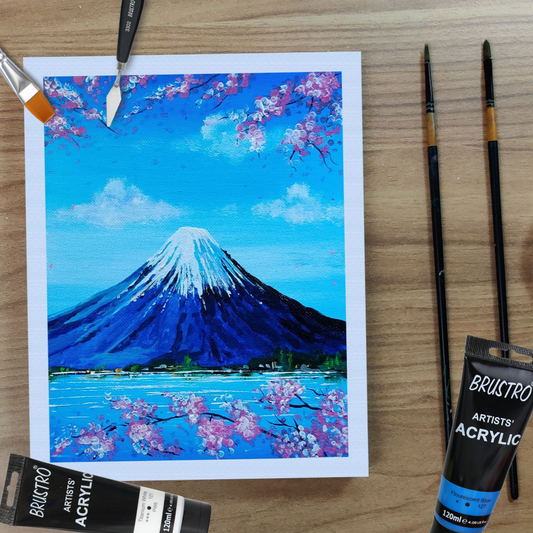 Brustro Artists' Acrylic 120ml Flourescent Green