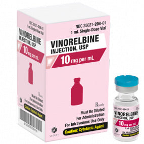 Vinorelbine Tartrate Injection 10 mg / mL Single-Dose Vial, Preservative Free 1 mL Rx) *Refrigerated Item*