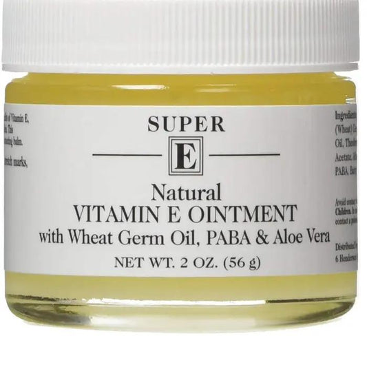 Super Vitamin E Ointment with Wheat Germ Oil and Aloe Vera 2 oz