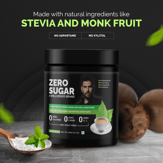 Zero Sugar - Stevia & Monkfruit Sweetener | Natural Sweetener - 400g * 2