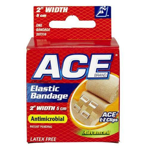 Ace Wrap Antimicrobial Bandage with E-Z Clip Closure