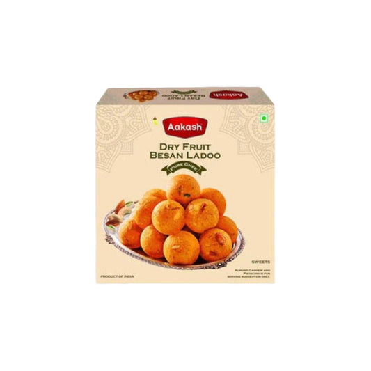 Akash Namkeen Dry Fruit Besan Ladoo - 400 gms