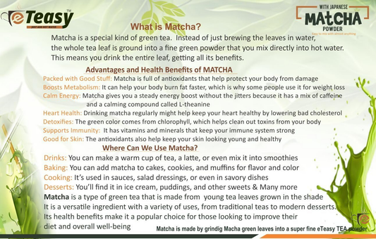 Eteasy Japanese Matcha Atibala Churna Bala Kangi Powder