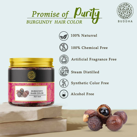 Buddha Natural Burgundy Hair Color Powder