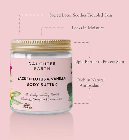 Daughter Earth Sacred Lotus & Vanilla Body Butter
