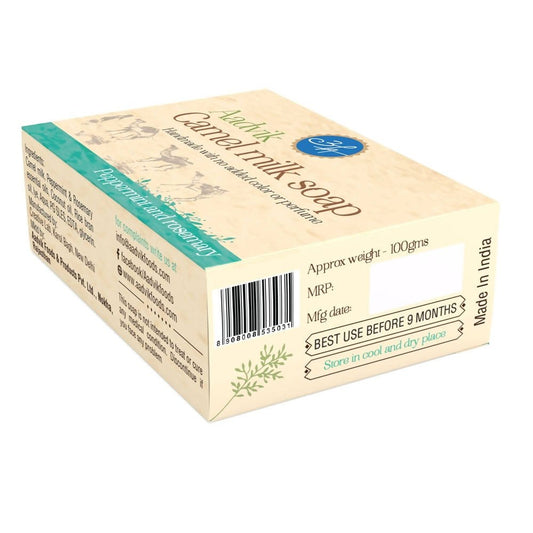 Aadvik Camel Milk Soap - Peppermint & Rosemary Essential Oil