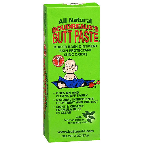 Boudreaux’s All Natural Butt Paste Diaper Rash Ointment