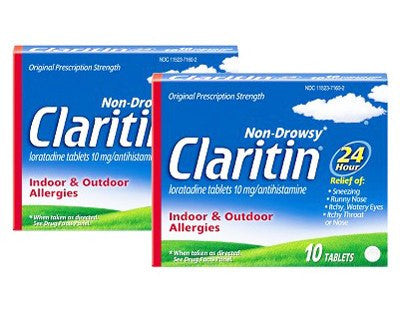 Claritin Non-Drowsy 24 Hour Relief Allergy Medicine (Loratadine 10ml), 10 Count