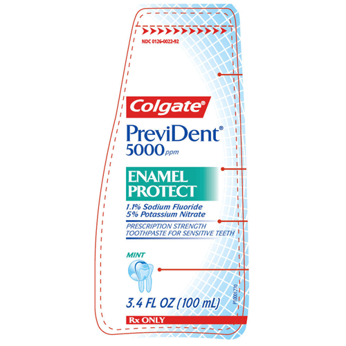 Colgate PreviDent 5000 Enamel Protect Toothpaste Mint Flavor (Rx)