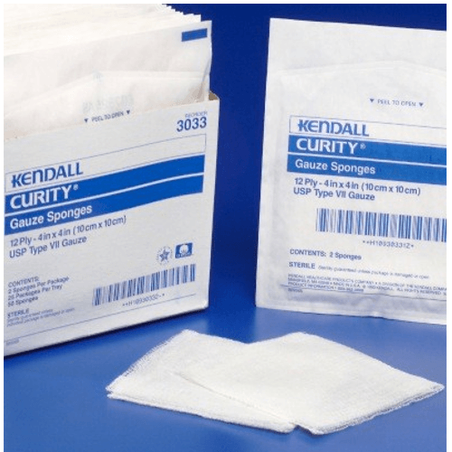 Curity Sterile Gauze Sponges, 4" x 4"