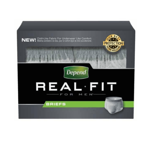 Depend Real Fit Briefs For Men Large- X-Large (20 Pack)