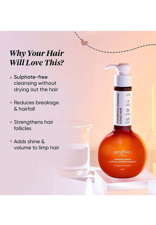 Dot & Key Moringa & Argan Oil Anti Hair Fall Shampoo