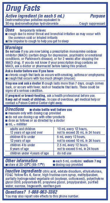 Delsym Adult 12-Hour Liquid Cough Suppressant, Orange 3 oz
