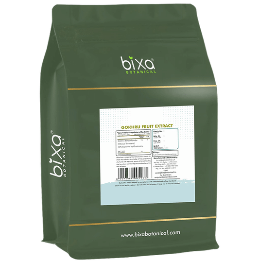 Bixa Botanical Gokhru Fruit Extract Powder 40% Saponins