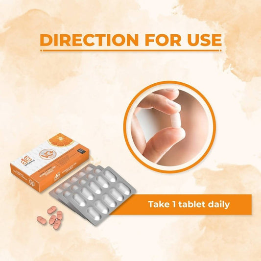 Ae Naturals VC+ Vitamin C Chewable Tablets With Zinc