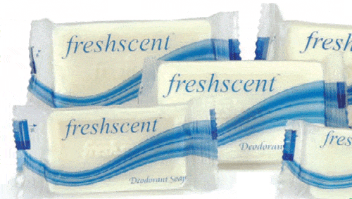 Freshscent Deodorant Bar Soap, 1000 Bars Individually Wrapped