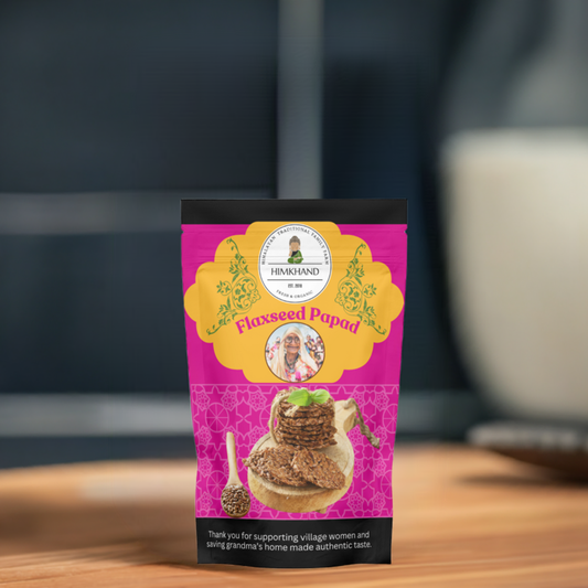 Super healthy Flaxseed Papad 100 %Organic(Grandma’s authentic taste)