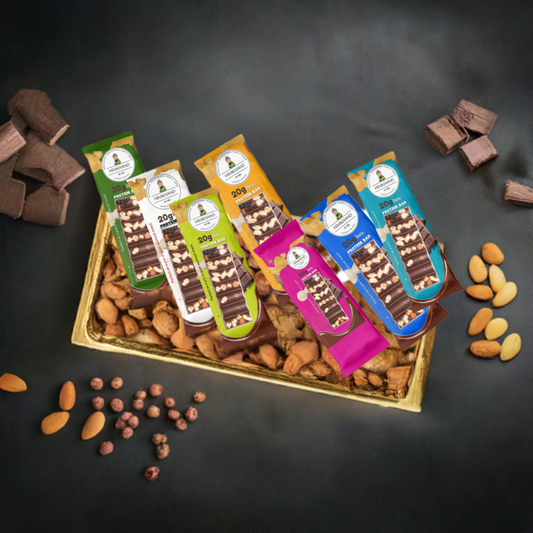 Himkhand Variety Pack 20g Protein Bar Box (Pack of 7)