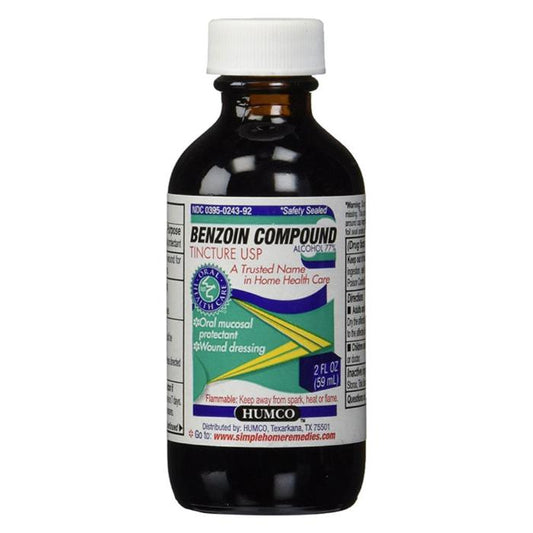 Benzoin Compound Tincture Topical Antiseptic 2 oz