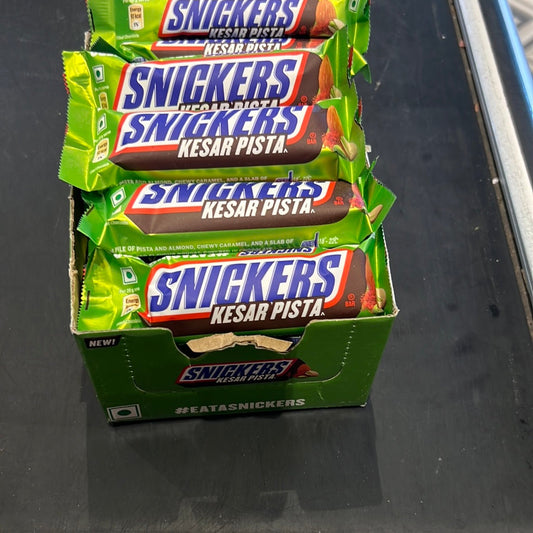24x Snickers Kesar Pista Chocolate Bar 22g each - Pack of 22g