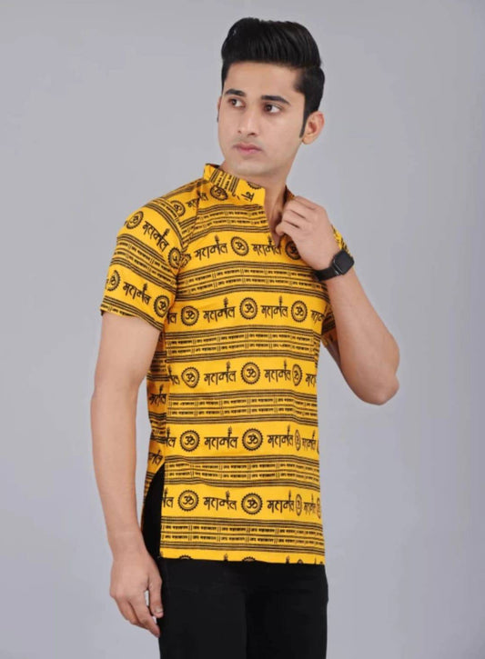 Mahakaal Short Sleeve Shirt For Men