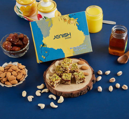 Jenish Sweets Sugarfree Dryfruit Punch Dates - 500 gms