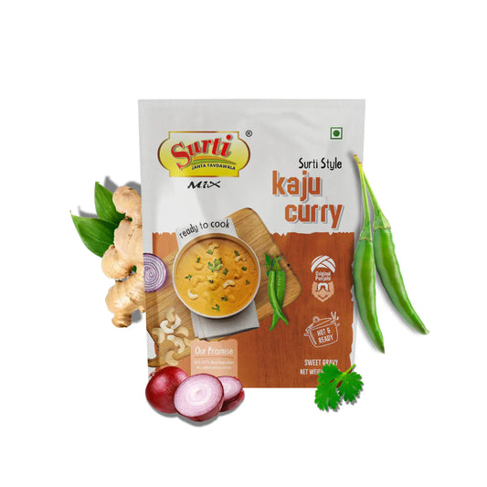 Surtimix Kaju Curry Punjabi Sabji Gravy Masala | Ready To Eat 160 gms