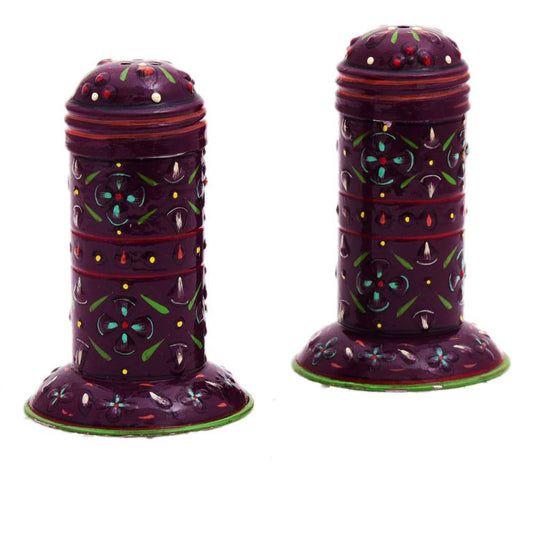Hand Painted salt & Pepper Container set of 2 Pieces