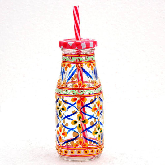 Hand Painted Juice Jar | Sipper- Collection