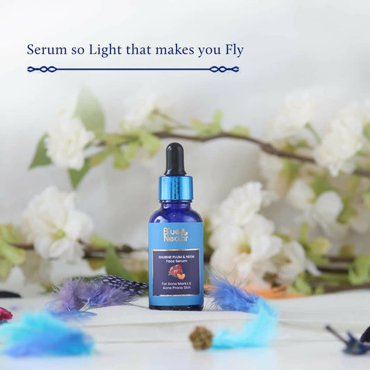 Blue Nectar Shubhr Plum & Neem Face Serum for Acne Prone Skin