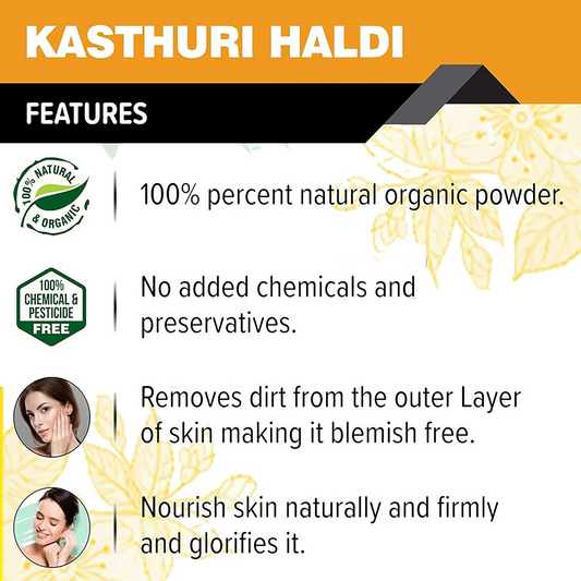 Florecer kasturi Haldi Powder