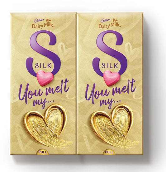 Cadbury Dairy Milk Silk Heart Blush Valentine's Gift Pack Chocolate Bar 250G