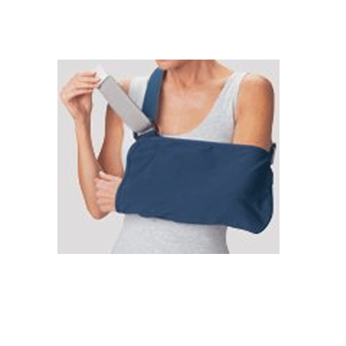Arm Sling with Padded Strap Blue Vogue D-Ring / Hook and Loop Strap Closure