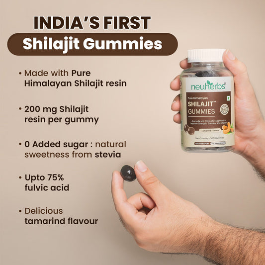 Pure Himalayan Shilajit Gummies 30 (Tamarind Flavour) for Stamina
