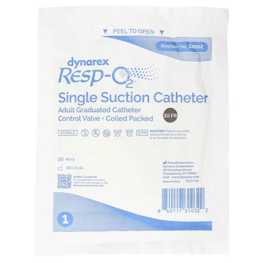 Suction Catheter Graduated with Control Valve