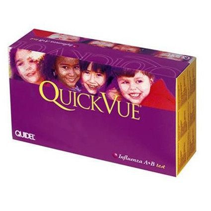 Quidel Quickvue Flu A+B Testing Kit 25/Box