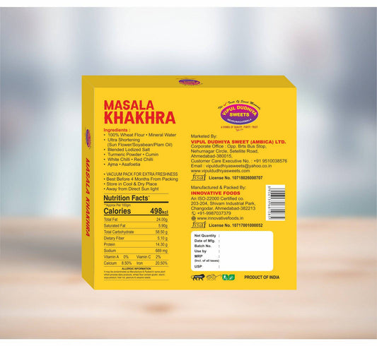 Vipul Dudhiya Masala Khakhra 200 gms