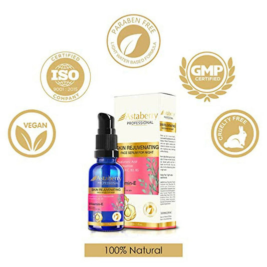Astaberry Professional Skin Rejuvenating Face Serum with Vitamin E