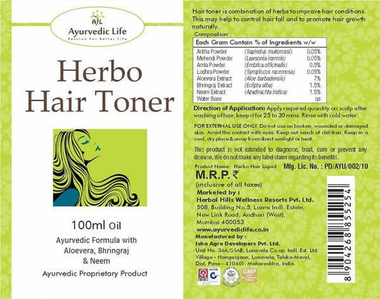 Ayurvedic Life Herbo Hair Toner