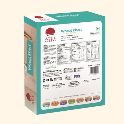 Atul Bakery Wheat Khari | 200 gms