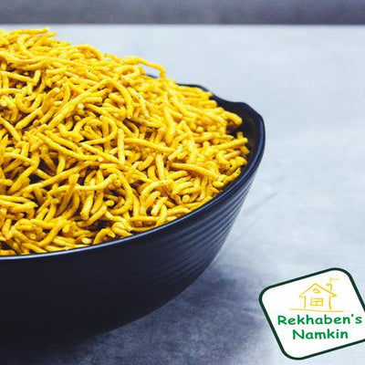 Rekhaben's Namkeen Garlic Sev | 400 gms