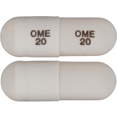 Omeprazole 20 mg Delayed-Release Capsules 30 Count (RX)