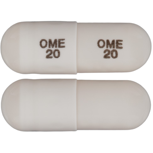Omeprazole 20 mg Delayed-Release Capsules 30 Count (RX)