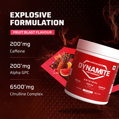 Dynamite Pre-Workout (210g, 15 Servings) | Fruit Blast